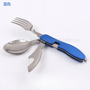 Multifunctional Stainless Steel Knife Multi Purpose Folding Survival Outdoor Camping Tool Swiss Knife