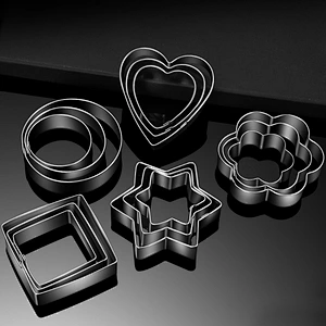 Bakest Lovely Animal Biscuit Cookie Mold Stainless Steel Christmas Cookie Cutter For Kids