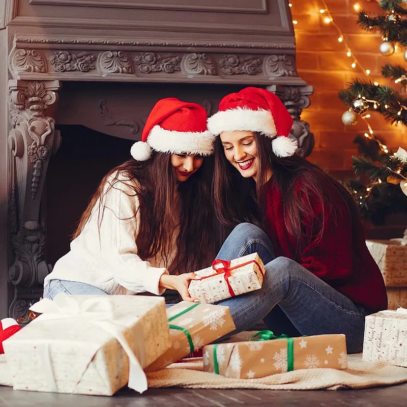Christmas Hat Santa Hat Xmas Holiday Hat for Adults
