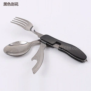 Multifunctional Stainless Steel Knife Multi Purpose Folding Survival Outdoor Camping Tool Swiss Knife