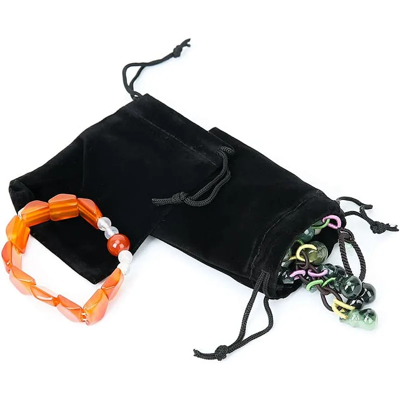 Velvet Drawstring Bags Velvet Cloth Jewelry Pouches Wedding Gift Bags