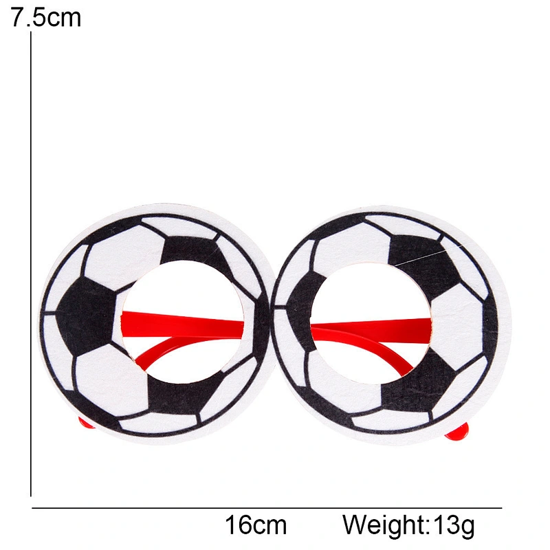 Custom National Glasses Qatar Football Supporter Flag Glasses Qatar's Fan Party Sunglasses Flag Sticker Sunglasses
