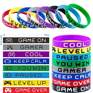 Oem Luminous Rubber Silicone Motivational Wrist Bands Customized Silicone Wristbands Bracelets Glowing Rubber Silicone Wristband