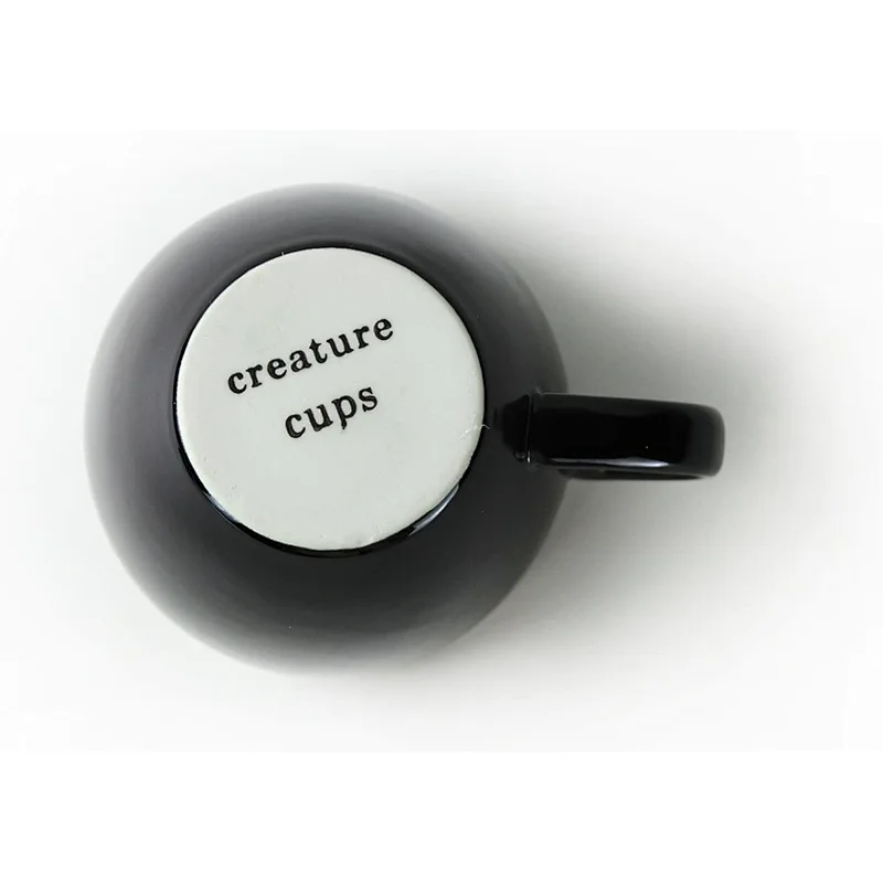 Halloween Skull Ceramic Hidden Creature Inside Mug Cup