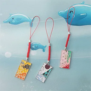 2023 New Demon Slayer Rengoku Nezuko Anime Hanafuda Chain Kimetsu No Yaiba Tanjiro Demon Slayer Keychain