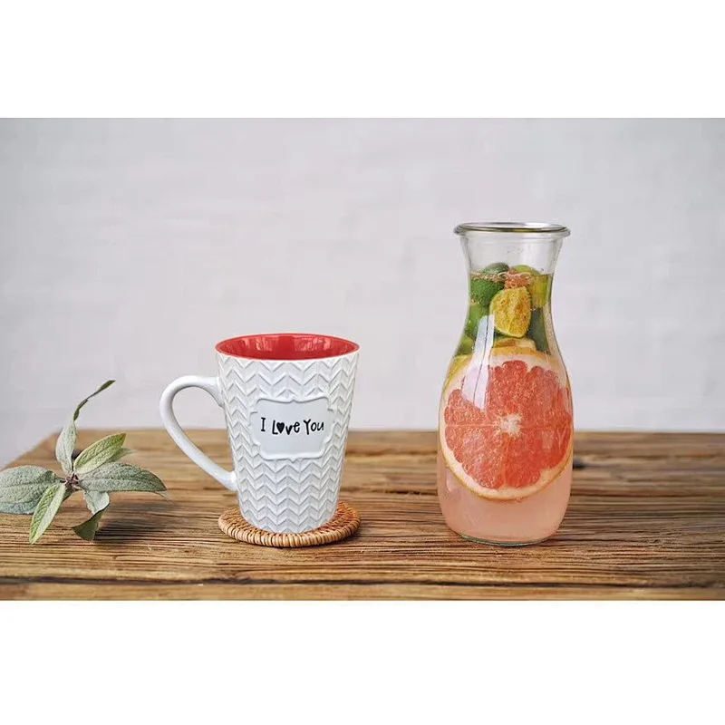 Valentine Day I Love You Mug 16 oz Coffee Tea Cup for Wife