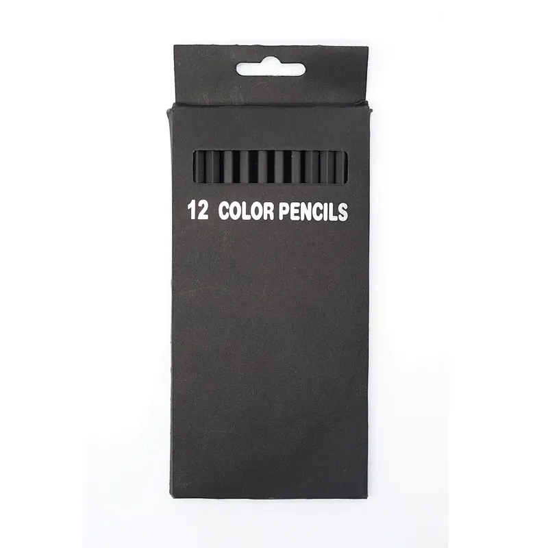 Custom Printed Logo Kids Black Cheap Stationery Construction Sketch Artist Pencils