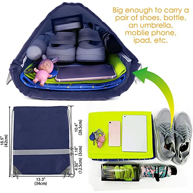 20 30 50 Pieces Drawstring Backpack Bag for Gym Sport Trip