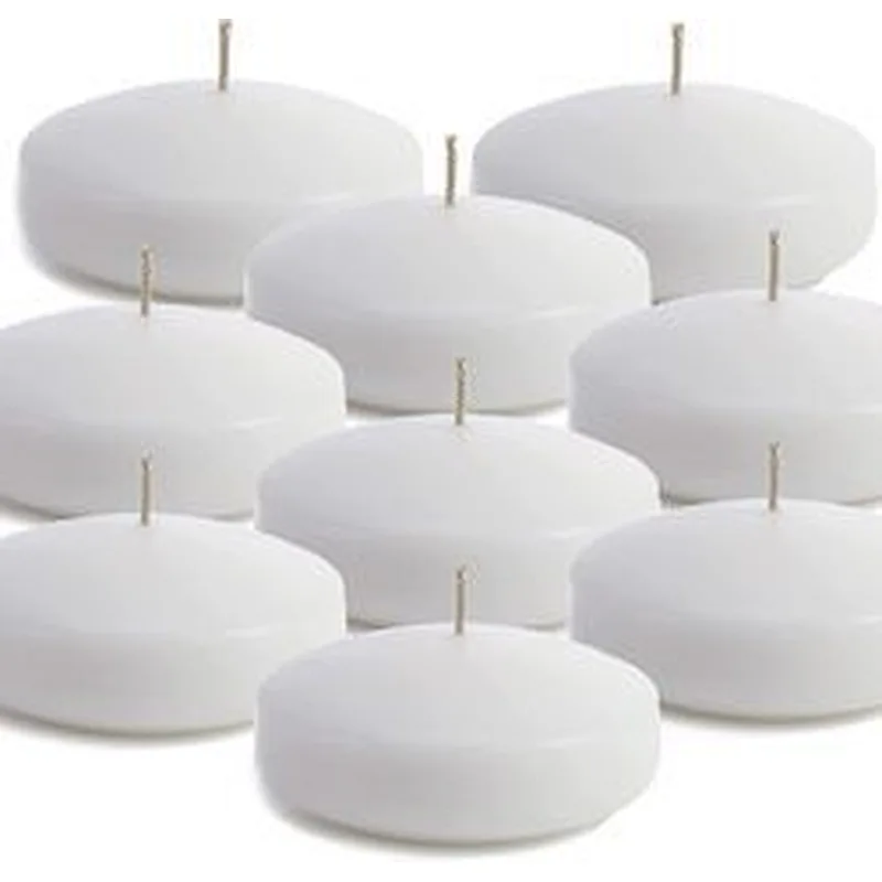 Large 3 Inch Unscented Floating Candles