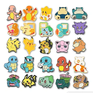 Wholesale No Minimum Metal Pins Supplier Glitter Brooch Anime Hard Enamel Pin Soft Lapel Badge Manufacturer Custom Enamel Pin