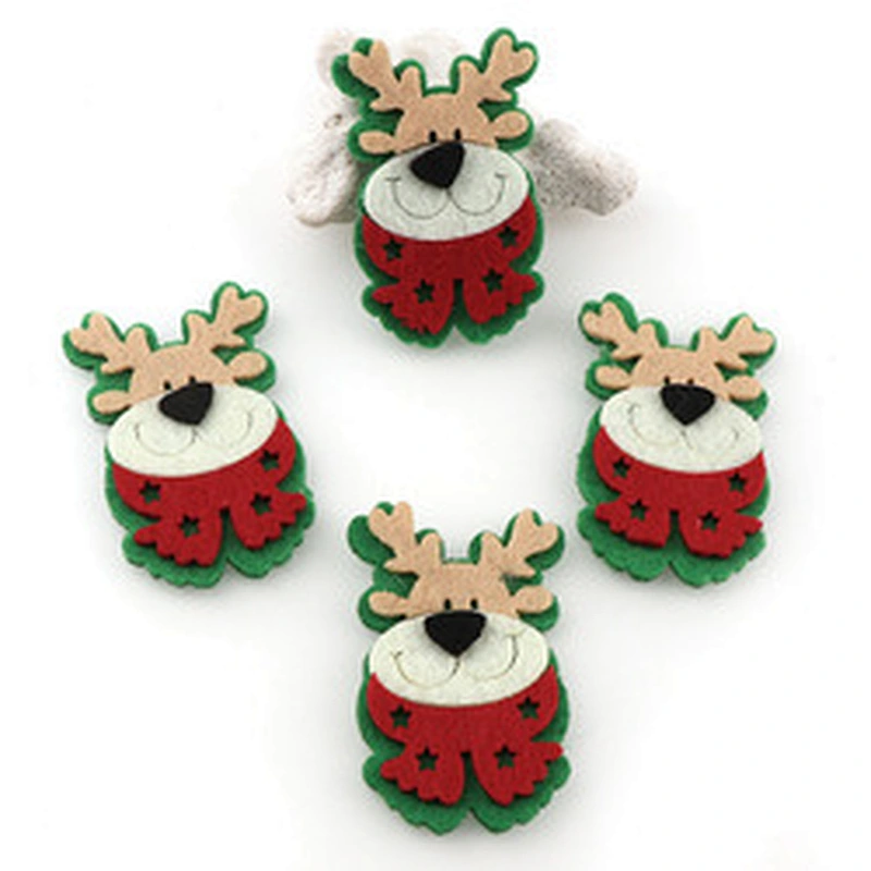 2023 Felt Christmas Decorations Hanging Christmas Trees Snowman Elk Christmas Socks Crutches