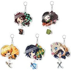 Custom Demon Slayer Pendant Hanging Ornament Set Demon Slayer Keychains