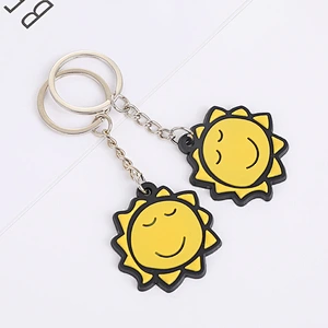 Custom Soft Rubber 2d Pvc Keychain Personalized Logo Cartoon Key Rings Fashion Key Holder High Quality Customized Wholesale