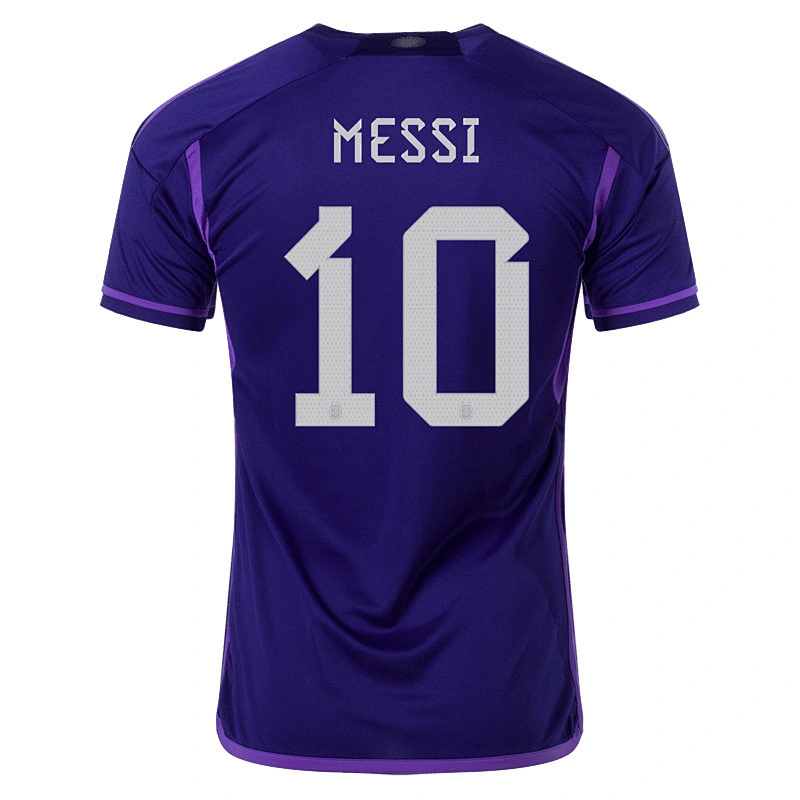 2023 3 Star Custom Size Messi T-shirt Messi Argentina Jersey