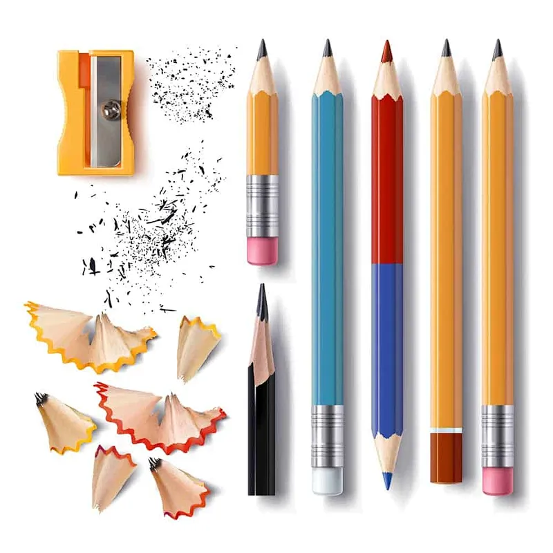 Wholesale Back To School Cheap Price Custom Wood Gift Pencil 7 Inch Hb 2b 2h Lead Hexagonal Round Triangle Pencil With Eraser