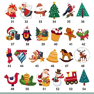 New design Christmas Home Decor Wooden Toys Decorations Supplies