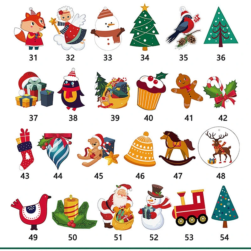 New design Christmas Home Decor Wooden Toys Decorations Supplies