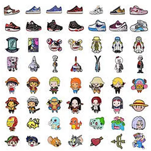 Wholesale No Minimum Metal Pins Supplier Glitter Brooch Anime Hard Enamel Pin Soft Lapel Badge Manufacturer Custom Enamel Pin