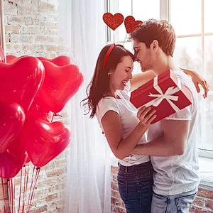 Valentines Day Heart Head Boppers Headbands and Heart Shape Sunglasses