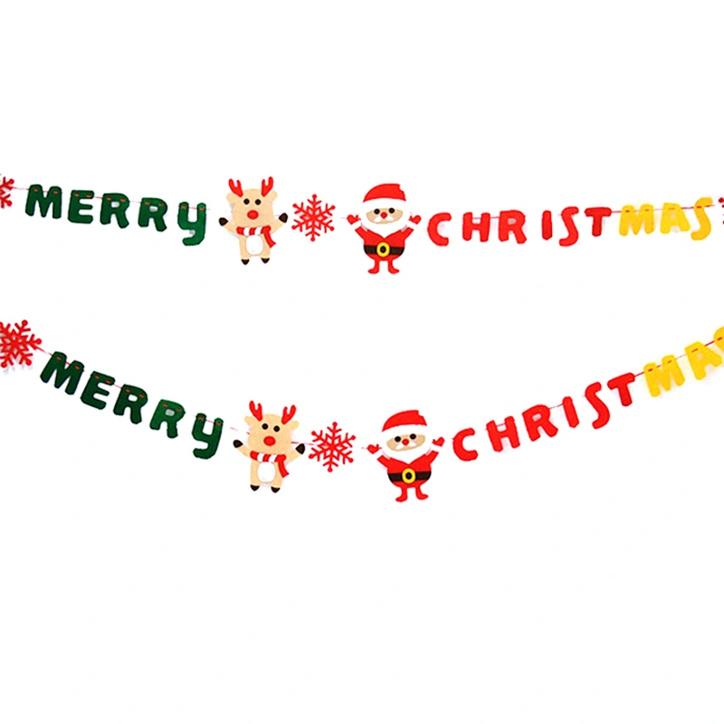 Wholesale Merry Christmas Banner For Christmas Party Decorations Supplies Fireplace Wall Indoor Farmhouse Christmas Decor