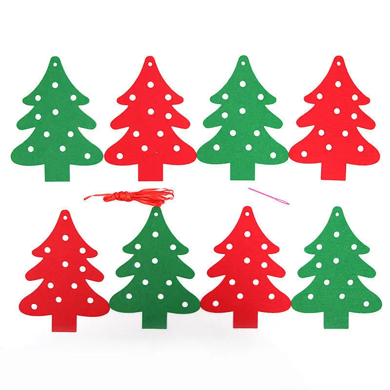 Wholesale Merry Christmas Letter Flag Shopping Mall Decoration Santa Socks Non Woven Fabric Pull Flower Pendant