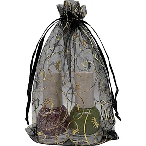 Custom Size Rainbow Organza Bags 4x6 inch for Jewelry Drawstring Mesh Gift Bags for Wedding Party Favor Pouches Christmas Bags