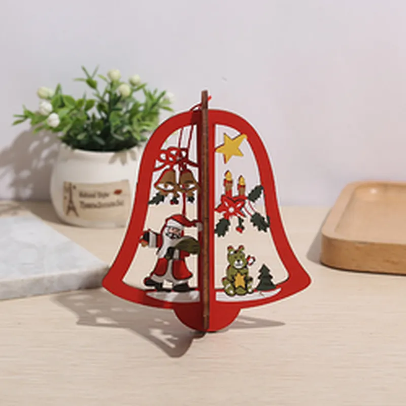Nature Reindeer Horn Home Decoration Ornaments Wooden Christmas Wood Signs Wall Hanging Decor Welcome Sign For Front Door