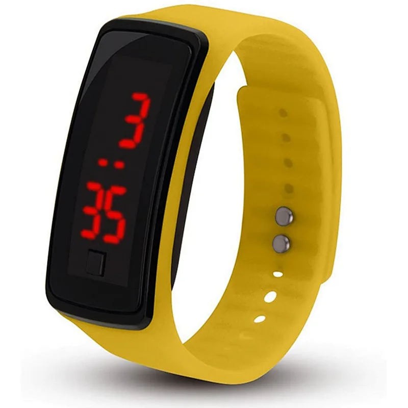 Kid's Watch Boy Kids Girl Cute Cartoon Sports Waterproof Silicone Band LED Digital Wrist Watch