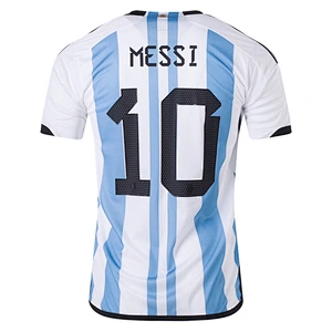 2023 3 Star Custom Size Messi T-shirt Messi Argentina Jersey