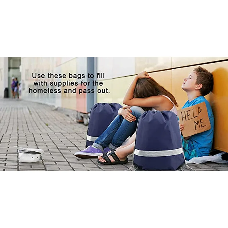 20 30 50 Pieces Drawstring Backpack Bag for Gym Sport Trip