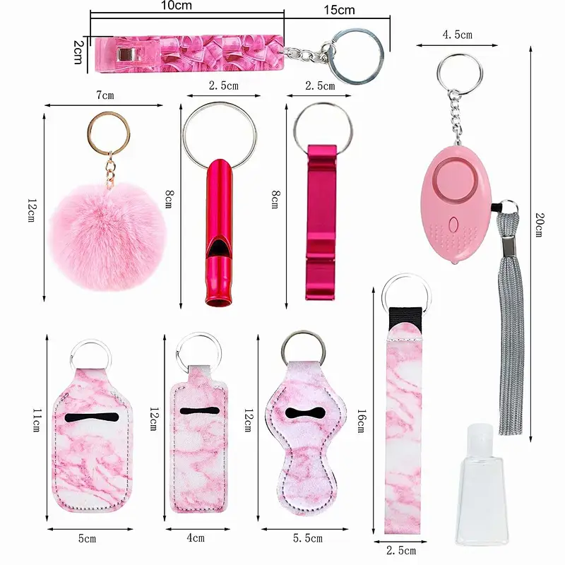 Lilangda Customize Sublimation Debit Credit Card Holder Grabber For Long Nails Women Self Defense Card Puller Keychain Key Ring