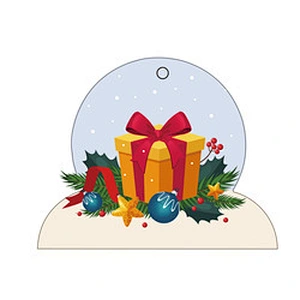 Wooden crafts creative Cartoon Christmas tree ornaments home decoration handmade DIY holiday decoration