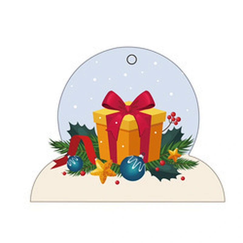 Wooden crafts creative Cartoon Christmas tree ornaments home decoration handmade DIY holiday decoration