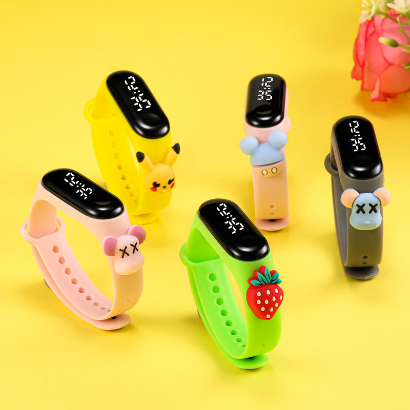 Factory Supply Animals Led Watch Bracelet Kids Children Mi Touch Screen New Cartoon Doll Kids Watches