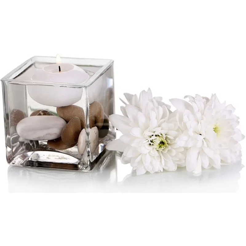 Large 3 Inch Unscented Floating Candles