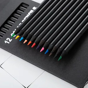 High Quality New 12 Colors Writing Painting Office Color Pencils Set Wood Coloured Art Drawing Wooden Pencil