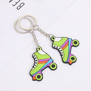 Personalized Promotion Gift Plastic Keychain Cute Cartoon Anime Rubber Pvc Keychain Custom Logo 2d 3d Soft Pvc Rubber Key Chains