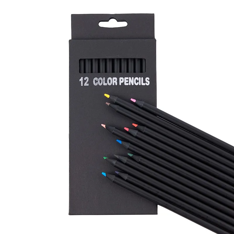 New Hot Selling 12-color Pencil For Promotional Lapices Colores