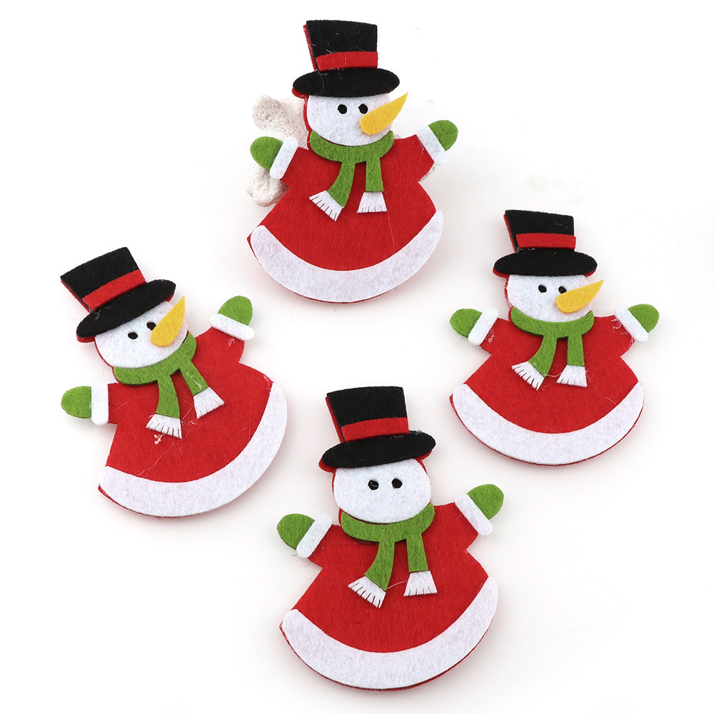 2023 Christmas Party Decorations Felt Fabric Themed Dangling Christmas Party Supplies Decor Railing Hanging Christmas Decorations