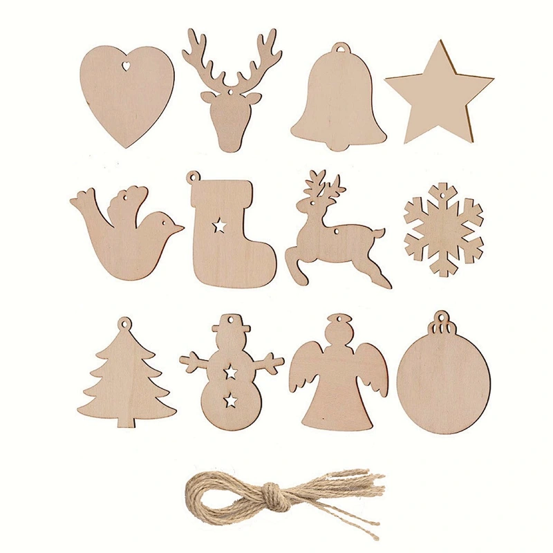 Wanuocraft High Quality Ornament Christmas Tree Wooden Decoration