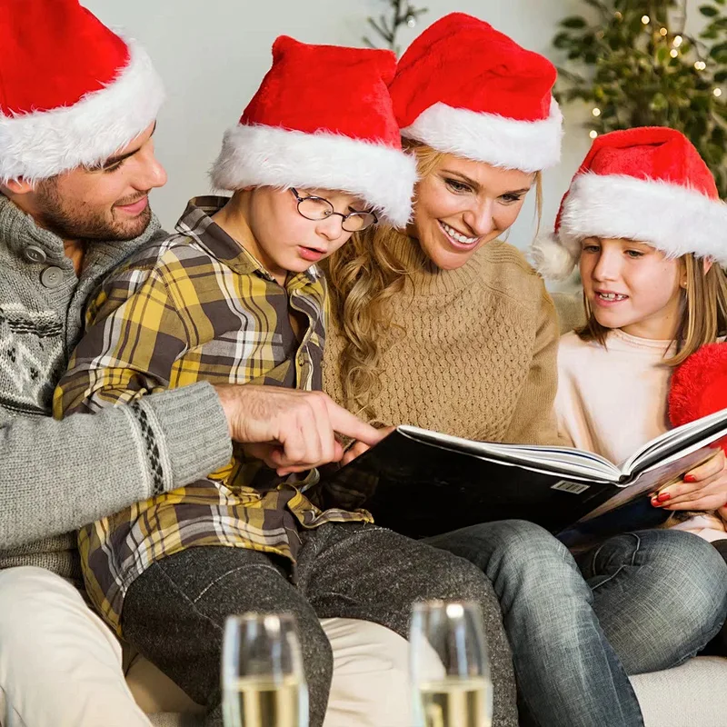 Christmas Hat Santa Hat Xmas Holiday Hat for Adults