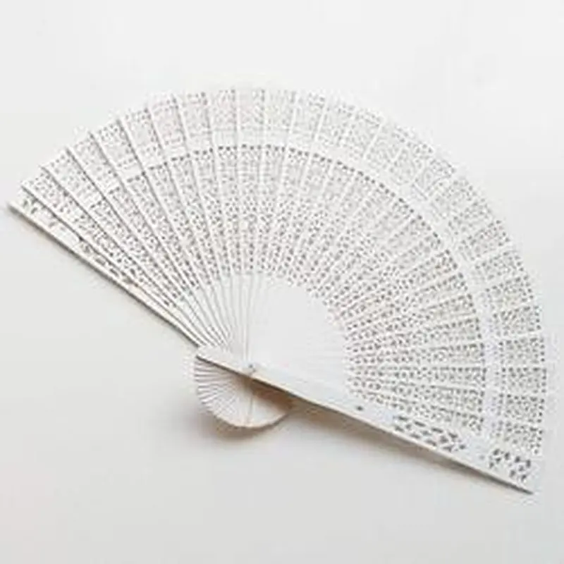 Chinese Folding Fan Scented Wooden Hand Fans for Wedding Party Home Decoration