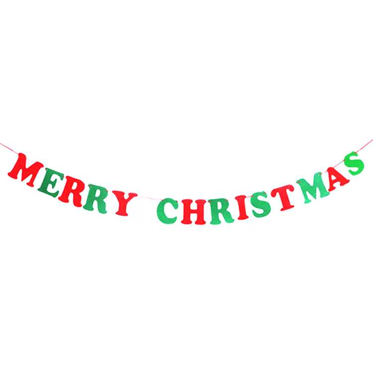 Wholesale Merry Christmas Banner For Christmas Party Decorations Supplies Fireplace Wall Indoor Farmhouse Christmas Decor