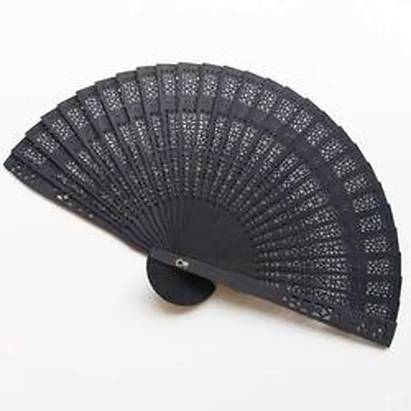 Folding Hand Fan Chinese/Japanese Vintage Design Handmade Bamboo Folding Fan with a Pouch