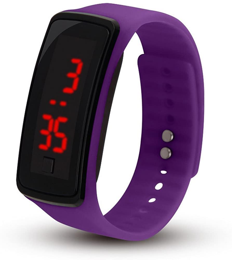 LED Waterproof Kids watch Cute Cartoon Sports Silicone Band LED Digital Wrist Watch