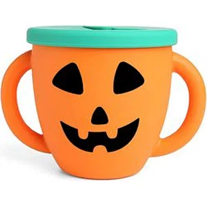 Halloween Pumpkin Silicone Snack Cups For Toddlers