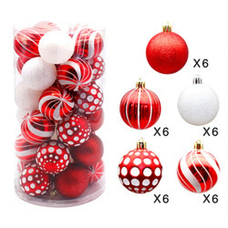 Wholesale Cheap Plastic Large Christmas Tree Ornament Decoration Hanging Christmas Ball