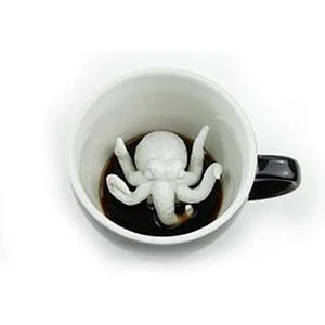 Halloween Cthulhu Ceramic  Creepy Cups Hidden Animal Inside Mug