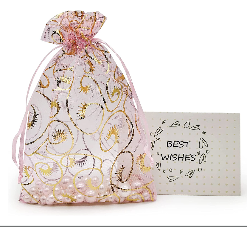 Custom Size Wedding Party Favor Pouches Christmas Bags Rainbow Organza Bags Jewelry Drawstring Mesh Gift Bags