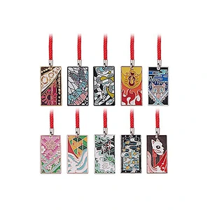 2023 New Demon Slayer Rengoku Nezuko Anime Hanafuda Chain Kimetsu No Yaiba Tanjiro Demon Slayer Keychain